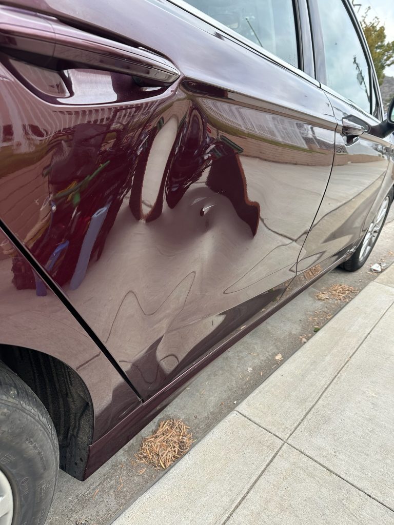 Dent Repair in La Jolla Before